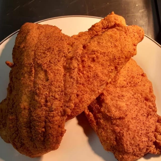 2pc Catfish Dinner.
